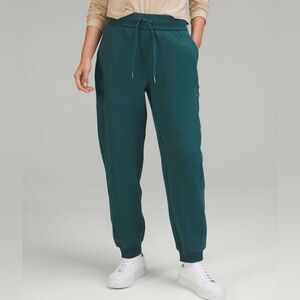 Green Jasper High Rise Scuba Joggers